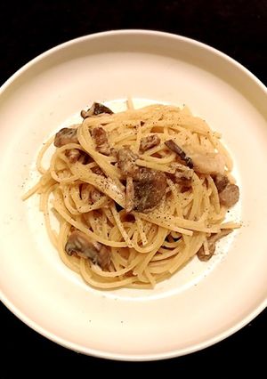 乾燥ポルチーニ茸のクリームパスタ-レシピのメイン写真