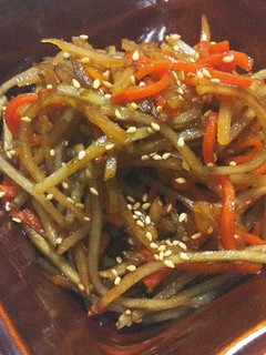 カット野菜で5分♪時短簡単きんぴらごぼう-レシピのメイン写真