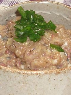鯵のなめろう-レシピのメイン写真