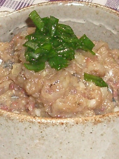 鯵のなめろう-レシピのメイン写真