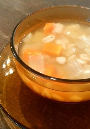 アレンジも楽しみ！押し麦と根菜のスープ-レシピのメイン写真