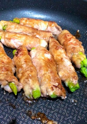 青じそドレッシングで★アスパラ肉巻き-レシピのメイン写真