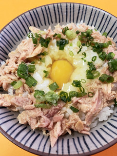 ツナ缶ネギの卵かけご飯-レシピのメイン写真