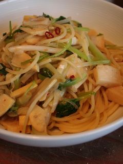 タケノコとみつばのパスタ-レシピのメイン写真