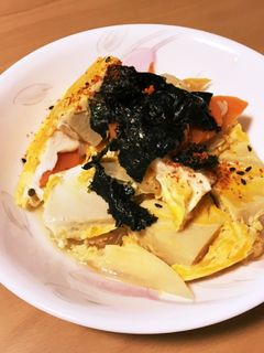 我が家の高野豆腐の卵とじ-レシピのメイン写真