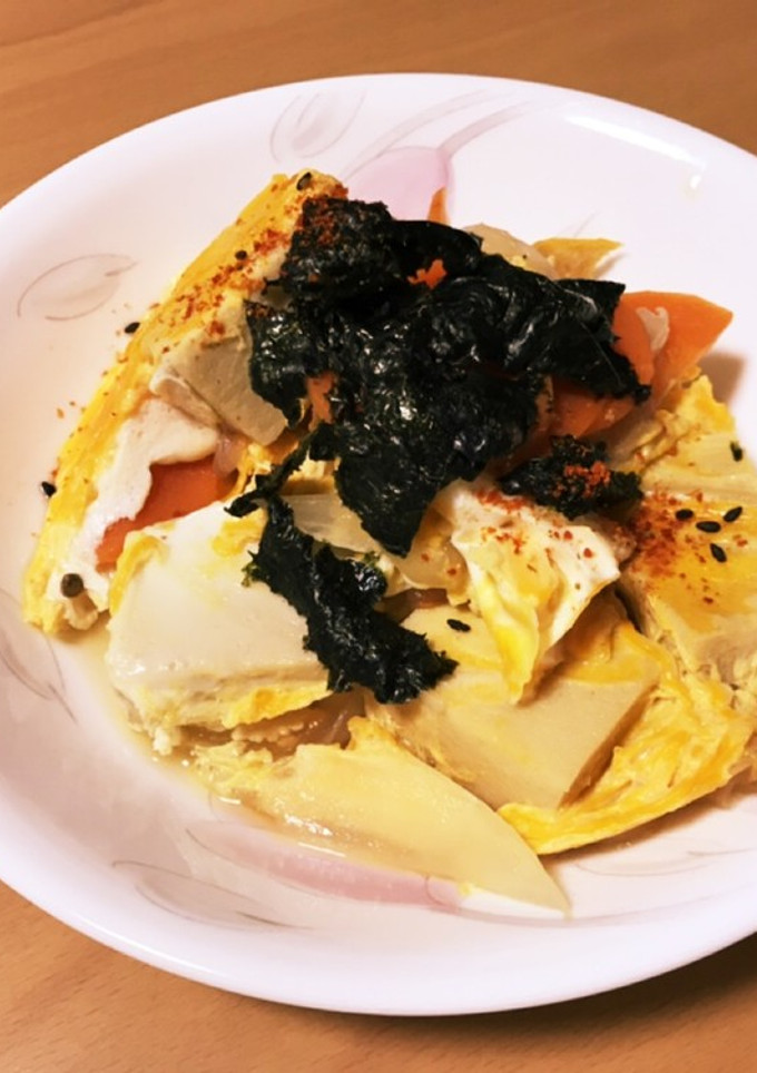 我が家の高野豆腐の卵とじ-レシピのメイン写真