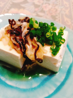 ネギ塩昆布の冷やし奴-レシピのメイン写真