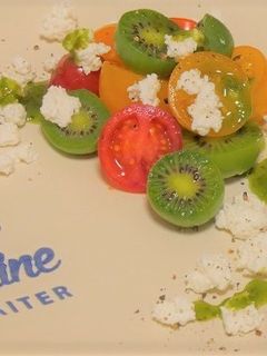 ベビーキウイのカプレーゼ サラダ仕立て-レシピのメイン写真