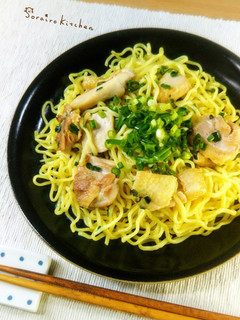 あっさり×ガッツリ★鶏と葱の旨塩焼きそば-レシピのメイン写真
