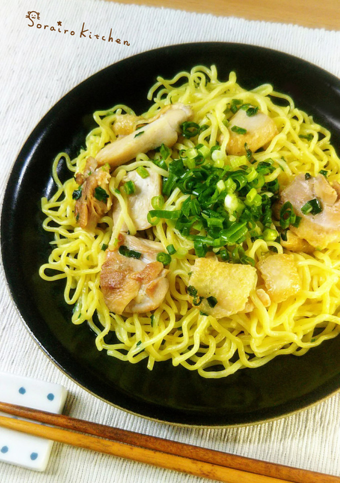 あっさり×ガッツリ★鶏と葱の旨塩焼きそば-レシピのメイン写真