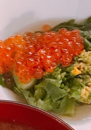 菜の花のおひたし〜いくら添え〜-レシピのメイン写真