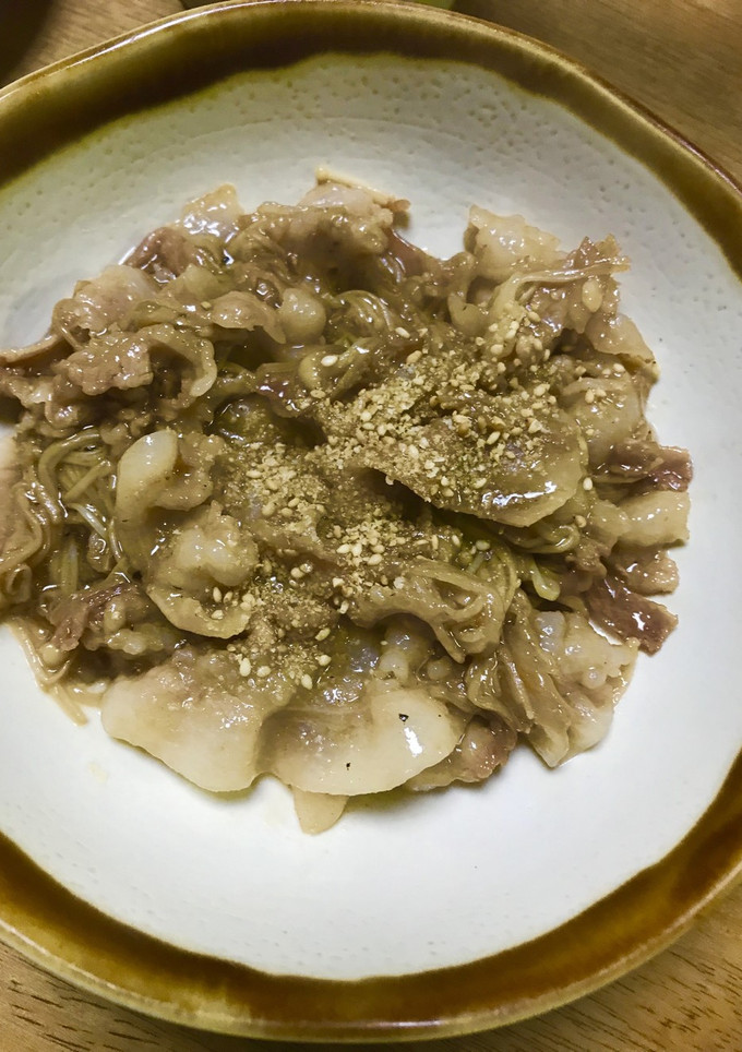 時短！肉巻かない(笑)えのき炒め-レシピのメイン写真