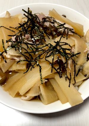 短時間で簡単☆豚と大根の重ね煮風-レシピのメイン写真