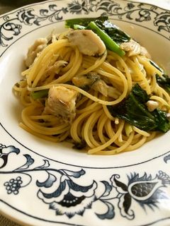 塩サバと野菜を使ったお手軽パスタ-レシピのメイン写真