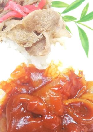あい盛りハヤシライス-レシピのメイン写真
