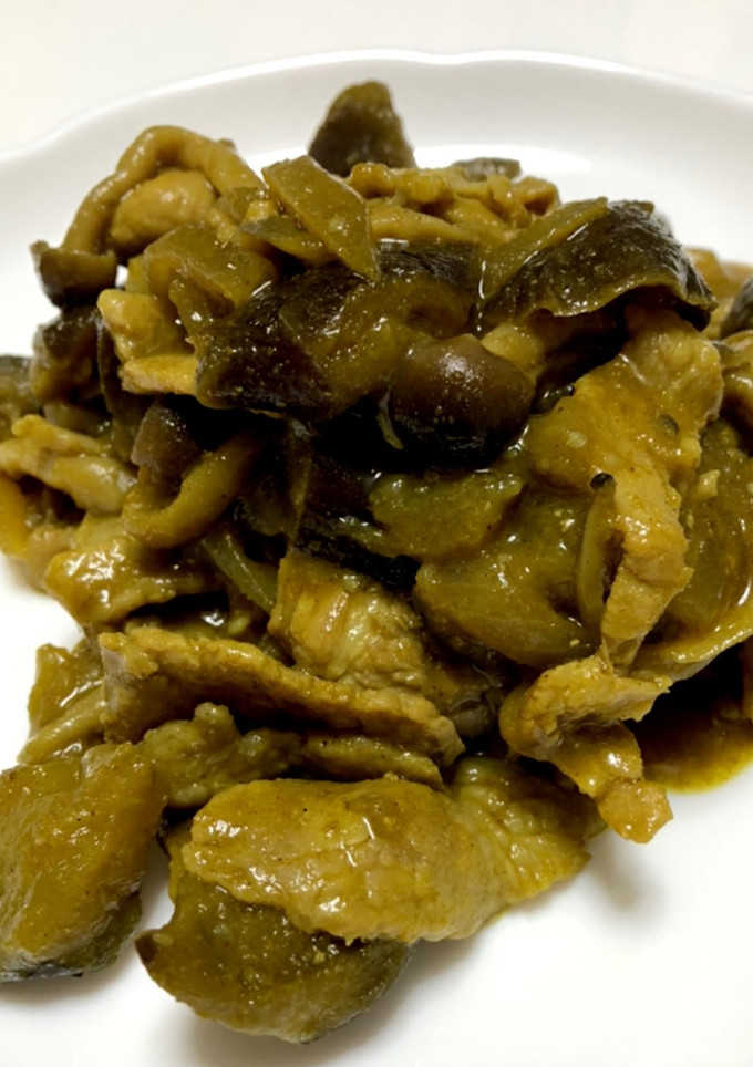ナスと豚肉のカレー炒め煮-レシピのメイン写真