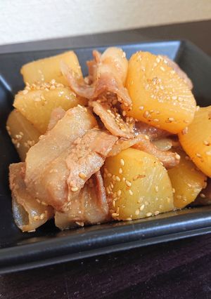 甘辛な豚大根の煮物♪-レシピのメイン写真