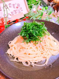 白だしde簡単おいしい明太子スパゲティ♬-レシピのメイン写真