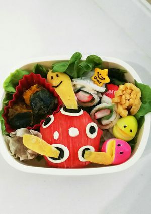 (覚書)ポケモン ツボツボ キャラ弁-レシピのメイン写真