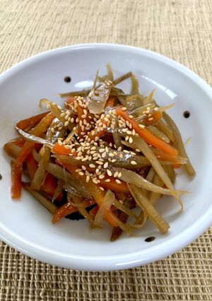 簡単に作れる!ごぼうのきんぴら(^-^)-レシピのメイン写真