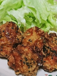 鶏もものゴマ唐揚げ-レシピのメイン写真