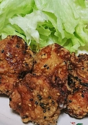 鶏もものゴマ唐揚げ-レシピのメイン写真