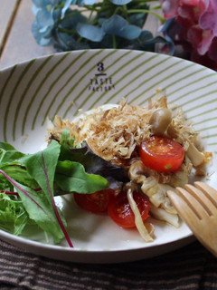 5分で完成!きのこと大豆のおかかサラダ-レシピのメイン写真