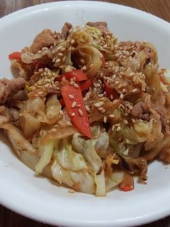 簡単!キャベツと豚肉のみそ炒め-レシピのメイン写真