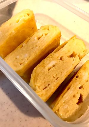 卵2つで冷めてもふわふわ卵焼き-レシピのメイン写真