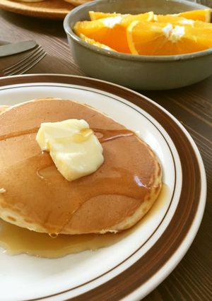 MIXなし*ほわほわホットケーキ-レシピのメイン写真