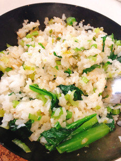 小松菜チャーハン-レシピのメイン写真
