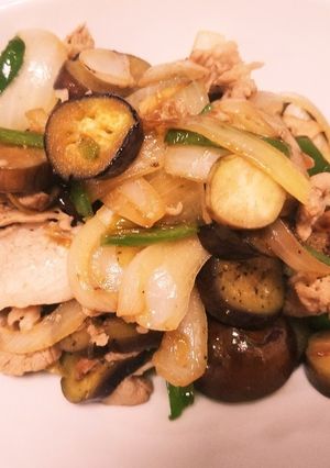 豚肉と茄子の炒め物-レシピのメイン写真