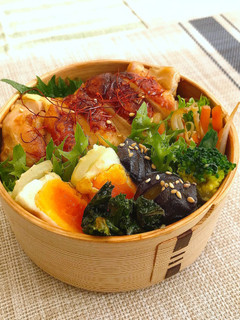 鶏の照り焼き丼弁当-レシピのメイン写真