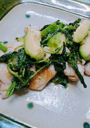生だしでアボカドと若鶏の甘酢炒め-レシピのメイン写真