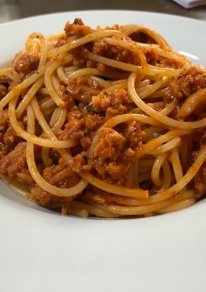 スパゲッティ 海老とタコのラグー-レシピのメイン写真