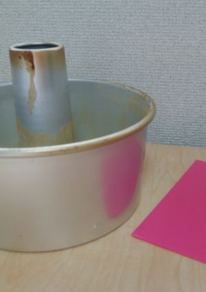 シフォン型の 楽な洗い方-レシピのメイン写真