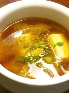 大根と高野豆腐の酒粕入りのお味噌汁-レシピのメイン写真