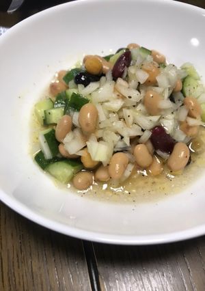 豆と野菜のマリネサラダ-レシピのメイン写真