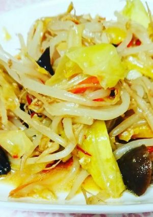 野菜炒めアヒージョ-レシピのメイン写真