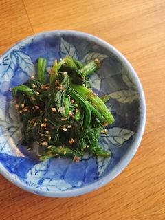 ほうれん草のお浸し-レシピのメイン写真