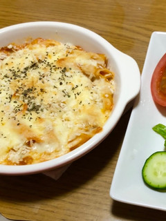 じゃがいもとしめじのミートペンネグラタン-レシピのメイン写真