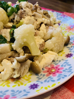 豚しゃぶdeおから入り和風の豆腐サラダ-レシピのメイン写真