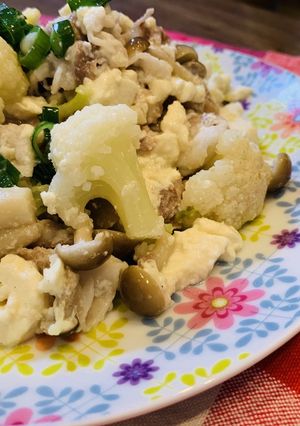 豚しゃぶdeおから入り和風の豆腐サラダ-レシピのメイン写真
