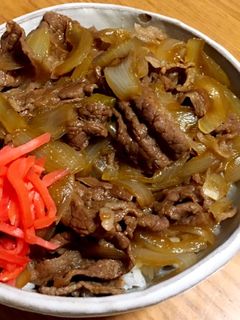 牛丼-レシピのメイン写真