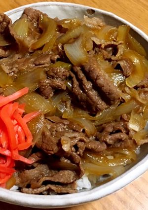 牛丼-レシピのメイン写真