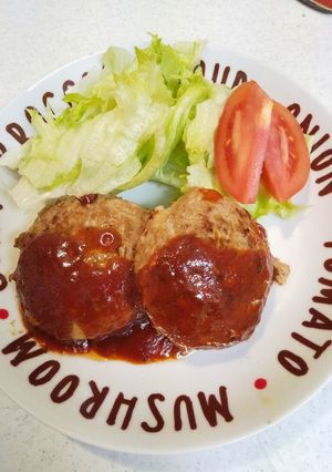 肉汁溢れる牛脂入りハンバーグ☆-レシピのメイン写真