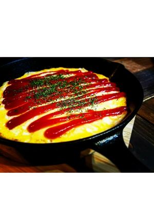 豆腐でふわふわオムレツ(スキレット)-レシピのメイン写真