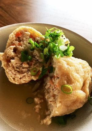 あるもので一品♫ 野菜たっぷり巾着-レシピのメイン写真