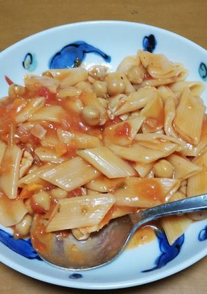 時短でパスタ-レシピのメイン写真
