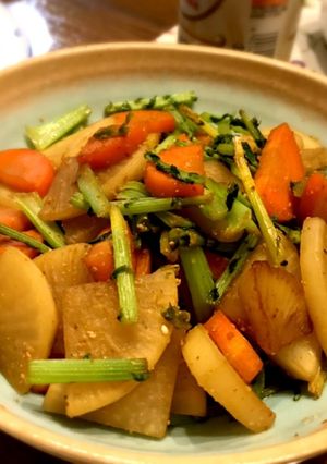 大根の七味めんつゆ炒め-レシピのメイン写真